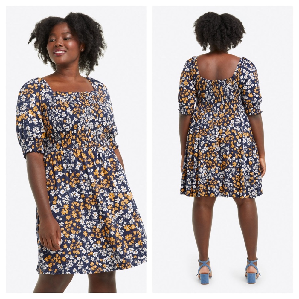 Draper James Jo Dee Dress in Fall Field Flowers Dress